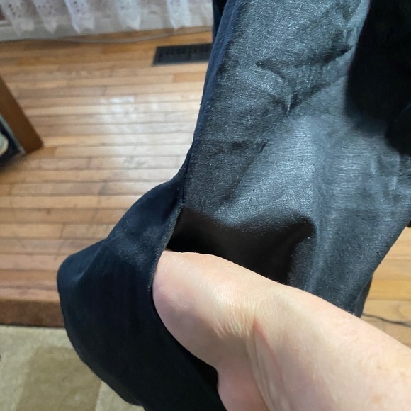 Addition Elle Black Shawl Collar Blazer Linen blend Sz US 22 - Picture 9 of 14